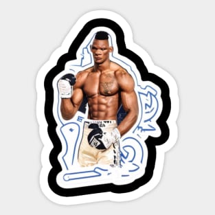 israel adesanya Sticker